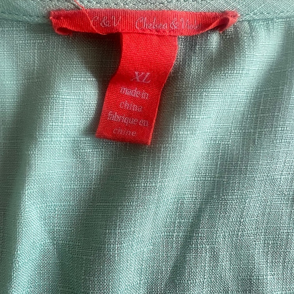 Chelsea & Violet Romper Embroidered Teal Sea-foam Boho Short - Picture 4 of 5